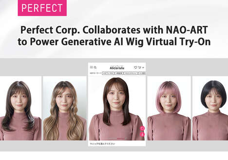 Virtual Wig Try-Ons - Perfect Corp. & NAO-ART Created a GenAI Experience for Trying on Wigs (TrendHunter.com)