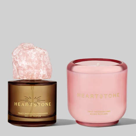 Meditative Vanilla-Rose Fragrances - HeartStone by Tracy Anderson Soothes the Mind & Body with Scent (TrendHunter.com)