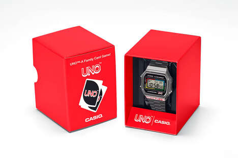Nostalgic Game-Inspired Timepieces - Casio Debuts a Collaboration with the Card Game UNO (TrendHunter.com)