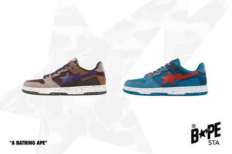 Fashion-Forward Skate Sneakers - BAPE Introduces the BAPE® SK8 STA Sneaker for the Summer (TrendHunter.com)