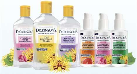 Witch Hazel-Powered Cleansers - Dickinson's Original Witch Hazel Introduced Two New Products (TrendHunter.com)