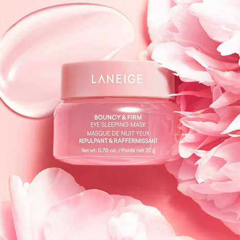 Overnight Eye Masks - Laneige Debuts Bouncy & Firm Eye Brightening Sleeping Mask (TrendHunter.com)