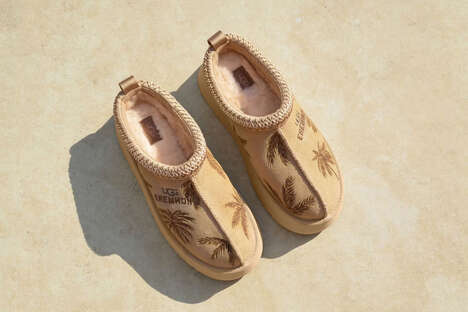 Sheepskin Grocery Store Clogs - The UGG Tazz X EREWHON Clogs Pay Homage to Los Angeles (TrendHunter.com)