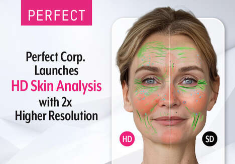 AI Skin Analyzers - Perfect Corp.'s HD Skin Analysis Provides Hyper-Personalized Recommendations (TrendHunter.com)