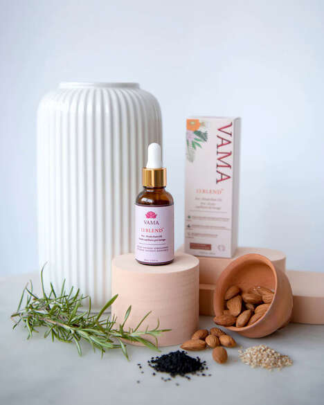Nourishing Pre-Wash Hair Oils - VAMA Wellness Offers the 13 Blend Pre-Wash Hair Oil (TrendHunter.com)