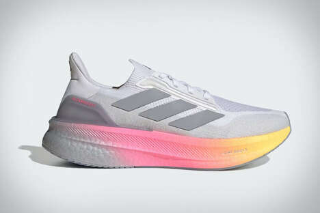 Redesigned Flagship Running Shoes - The Adidas Ultraboost 5X Features the Brand's Primeknit Upper (TrendHunter.com)