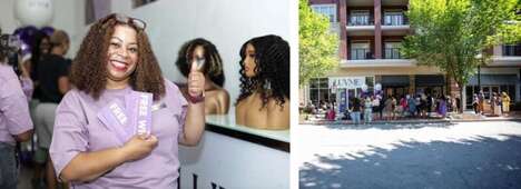 Three-Day Wig Pop-Ups - Luvme Hair Recently Hosted a Three-Day Pop-Up Event in Atlanta, Georgia (TrendHunter.com)