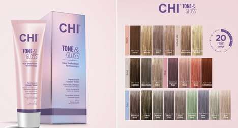 Demi-Permanent Hair Toners - The CHI Tone & Gloss Range is Ammonia-Free and Has 22 Shades (TrendHunter.com)