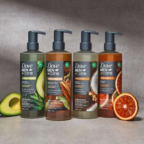 Targeted Two-in-One Shampoos - Dove Men+Care 2-in-1 Shampoo + Conditioner Comes in Four Options (TrendHunter.com)