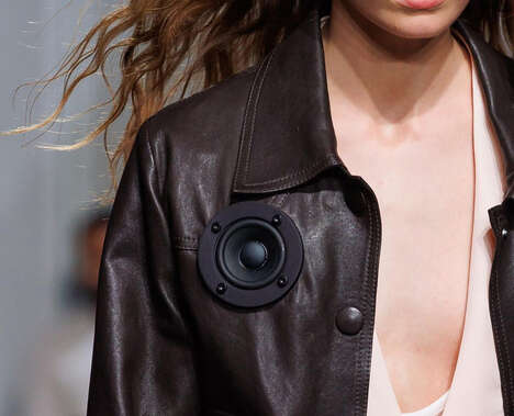 Integrated Speaker Jackets - The Coperni x Transparent Speaker Jacket Makes Favorite Music Wearable (TrendHunter.com)