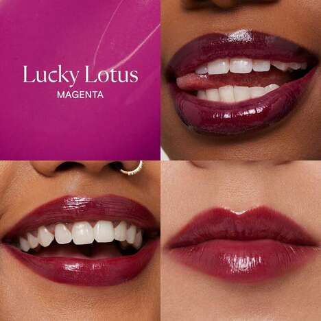 Staining Lip Oils - Kulfi Beauty's Lassi Lips Goes on Glossy and Dries Down to a Stain (TrendHunter.com)