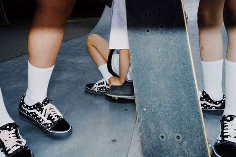Café Collaborative Skate Footwear - Vans and PaperGirl Announce Their New Collaboration (TrendHunter.com)