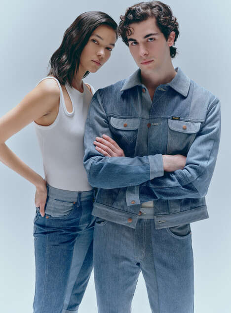 Upcycled Denim Collections - The Latest Wrangler Reborn Collection Celebrates Circularity (TrendHunter.com)