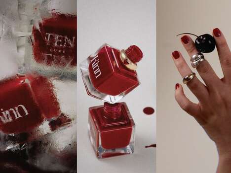 Vibrant Salon Capsules - Kinn Studio x Tenoverten Presents a Juicy Nail Polish Duo Set (TrendHunter.com)