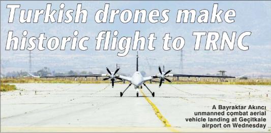 7/20/2024: News: Turkish drones make historic flight to TRNC