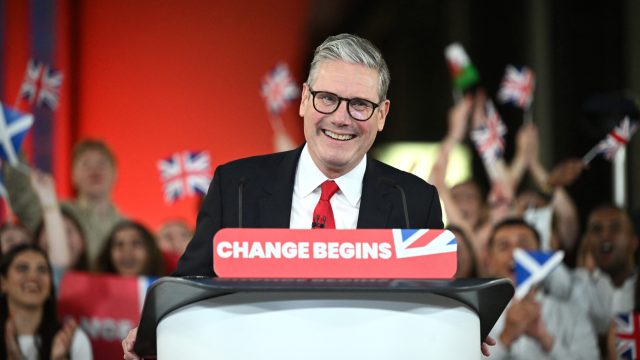 Britain's Labour Party wins in a landslide