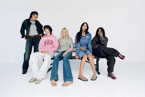 Collaborative Lifestyle Streetwear - GAP and Madhappy Join Forces to Create Mad-GAP-py (TrendHunter.com)