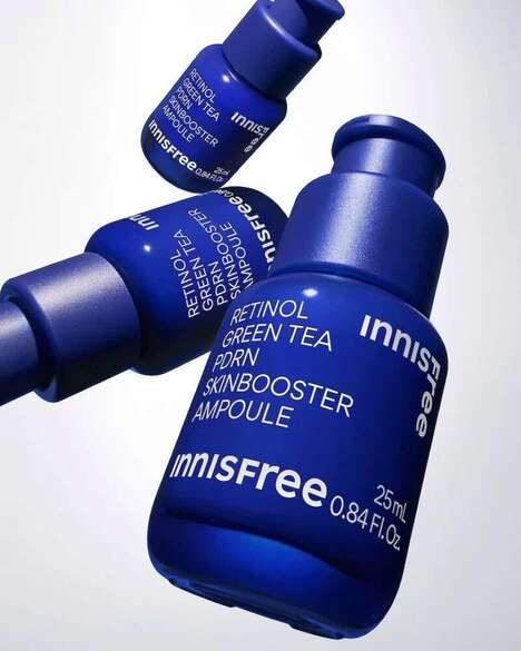Green Tea-Infused Retinol Ampoules - Innisfree Debuts its Retinol Green Tea PDRN Skin Booster (TrendHunter.com)