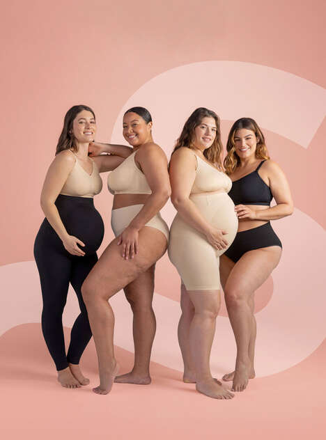 Supportive Maternity Shapewear - Shapermint's Maternity Collection Comforts Throughout Motherhood (TrendHunter.com)