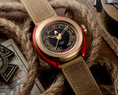 War Boat-Inspired Timepieces - William Wood Designs the Dunkirk Watch with Various Commands (TrendHunter.com)