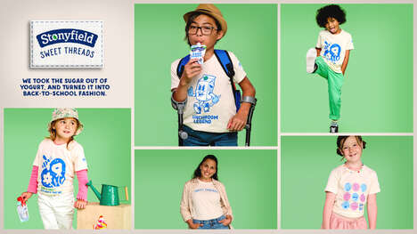 Sustainable Back-to-School Capsules - Stonyfield Organic Unveils its Sweet Threads Collection (TrendHunter.com)