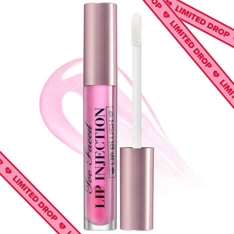 Adaptive Lip Plumpers - Too Faced's Lip Injection Lip Blush Takes After a Cosmetic Procedure (TrendHunter.com)