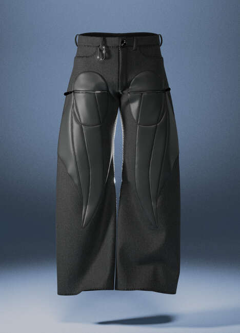 Shark-Inspired Tactile Capsules - FVCKRENDER x Calvyn Justus Debut Street-Style Pants (TrendHunter.com)