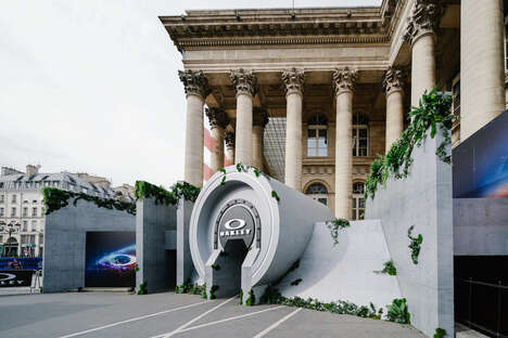 Edgy Futuristic Activations - The Oakley Exoplanetary Bunker in Paris is Otherworldly (TrendHunter.com)
