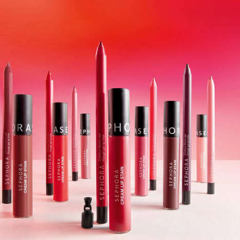 Creamy Vegan Lipsticks - The Sephora Collection Cream Lip Stain is Infused with Avocado Oil (TrendHunter.com)