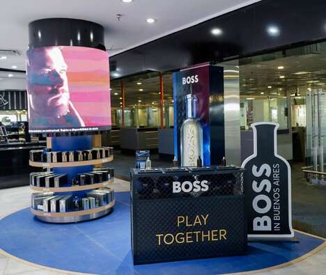 Soccer-Themed Fragrance Pop-Ups - Hugo Boss Presents an Immersive Activation in Brazil and Argentina (TrendHunter.com)
