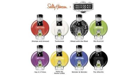 Spooky Movie-Themed Polishes - Sally Hansen and Warner Bros Debut a New Beetlejuice Nail Collection (TrendHunter.com)
