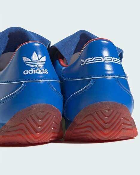 Fold-Over Bold Running Shoes - YESEYESEE Remixes the adidas Country Sneaker with a Bold Look (TrendHunter.com)