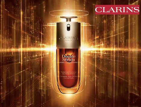Continuously Updated Serums - Clarins Has Introduced the 9th Generation of Its Double Serum (TrendHunter.com)