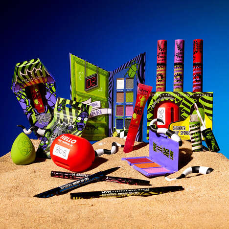 Comedic Horror Cosmetics - The NYX x Beetlejuice Collab Shares Bold Colors for Fantastical Looks (TrendHunter.com)