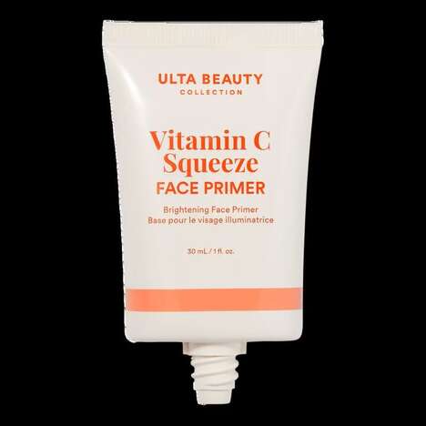 Tubed Brightening Primers - ULTA's Vitamin C Squeeze Brightening Face Primer Richly Conditions (TrendHunter.com)