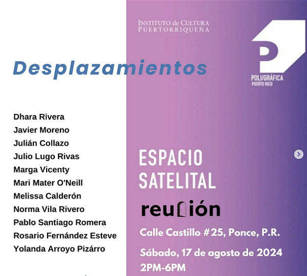Exhibition: “Desplazamientos” (OPENING TODAY)