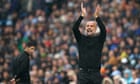 Pep Guardiola hails ‘honest’ Manchester City after dramatic draw with Arsenal