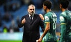 Postecoglou faces volatile reality with climate shifting at Tottenham