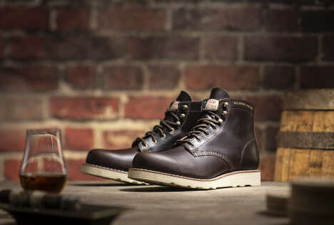 Collaborative Heritage Boot Designs - Wolverine and Old Rip Van Windle Create a Batch IV Boot (TrendHunter.com)