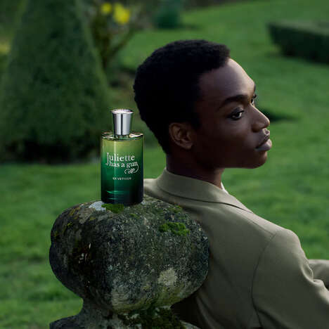 Triple-Vetiver Fragrances - Ex Vetiver by Juliette Has a Gun is a Feminine Fragrance for Men (TrendHunter.com)