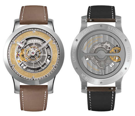 Exquisite Watch Designs - Kross Studio’s KS 06 Central Flying Tourbillon Collection is Chic (TrendHunter.com)