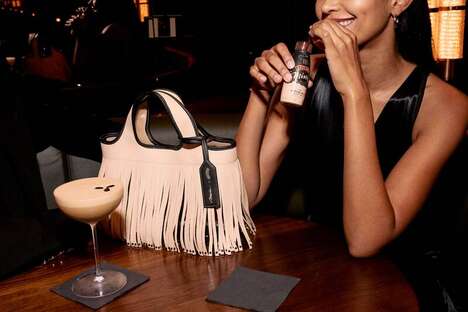 Co-Branded Fringed Totes - The 3.1 Phillip Lim x Baileys Mini Market Tote Fits Three Baileys Minis (TrendHunter.com)