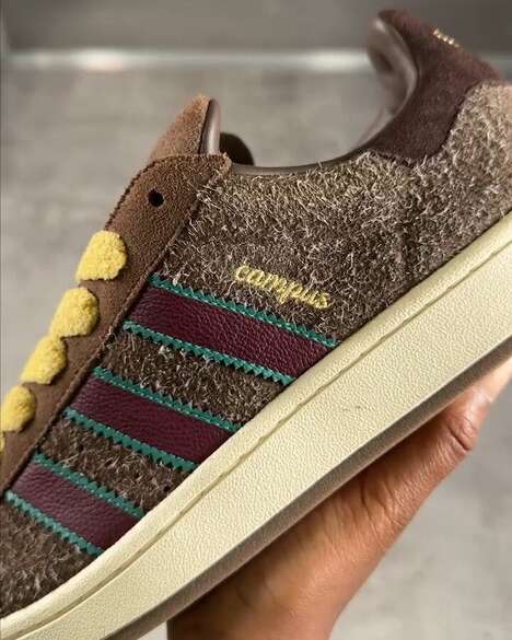 Exclusive Hairy Textural Sneakers - adidas Introduces Two New Textural Campus 00 Sneaker Models (TrendHunter.com)