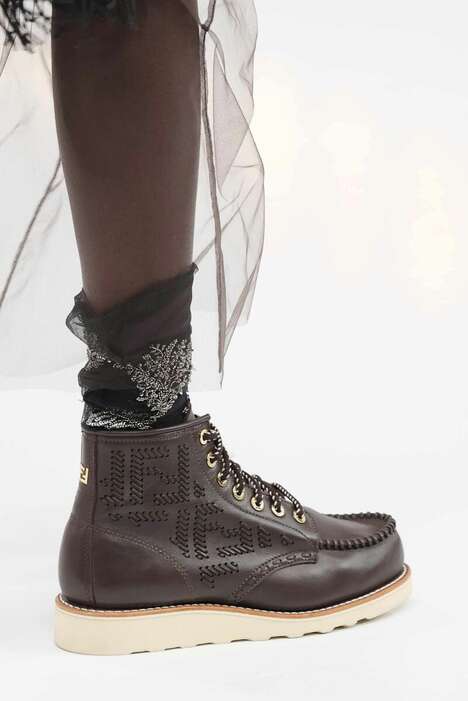 Spring-Ready Premium Fashion Boots - Fendi and Red Wing Create Boots for Spring/Summer 2025 (TrendHunter.com)