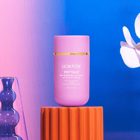Bio-Placenta Skincare Creams - Lion Pose Pep Talk Repairs the Skin Barrier with a Five-Peptide Blend (TrendHunter.com)
