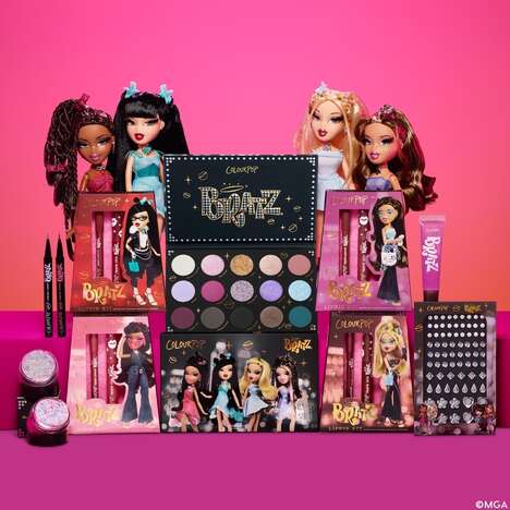 Fashion Dolls-Inspired Cosmetics - ColourPop and Bratz Introduce the Girls Nite Out Collection (TrendHunter.com)