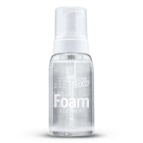 Co-Branded Sneaker Care Foams - Reshoevn8r x OxiClean Dropped a Sneaker + Hat Foam Cleaning Solution (TrendHunter.com)