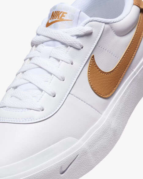 Sleek Low-Cut Lifestyle Sneakers - Nike Presents the New Court Shot Sneaker with Minimal Design (TrendHunter.com)
