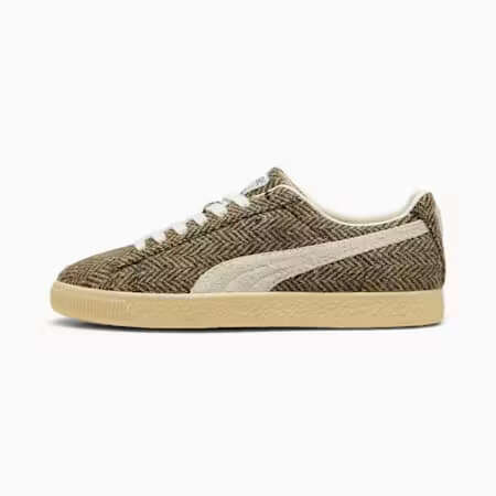 Tweed Textile Casual Sneakers - PUMA Introduces the Premium Clyde Harris Tweed Sneaker (TrendHunter.com)