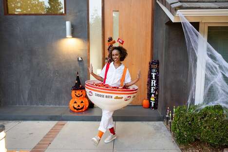 Candy Bowl Costumes - Reese's and Kit Kat Created the Trick-or-Treatable Costume (TrendHunter.com)